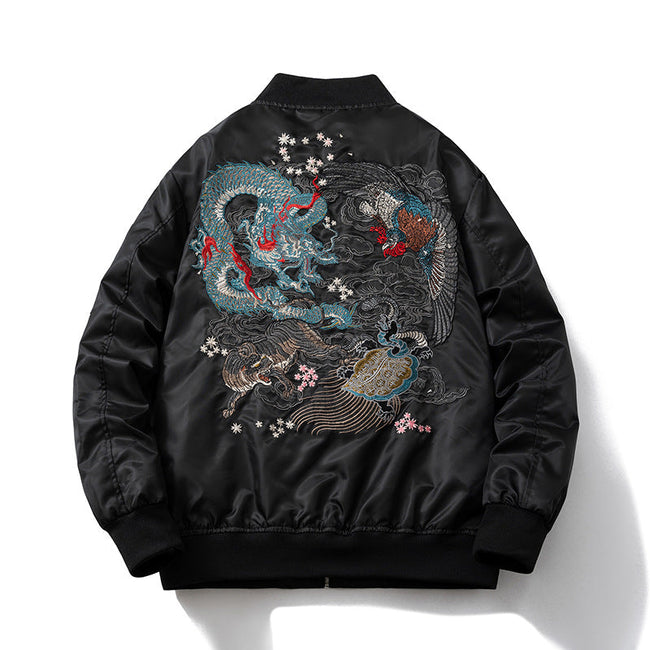 Embroidered Jacket Air Force Flight Suit Hover Image