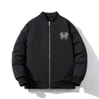 Padded Jacket Embroidered Baseball Jacket