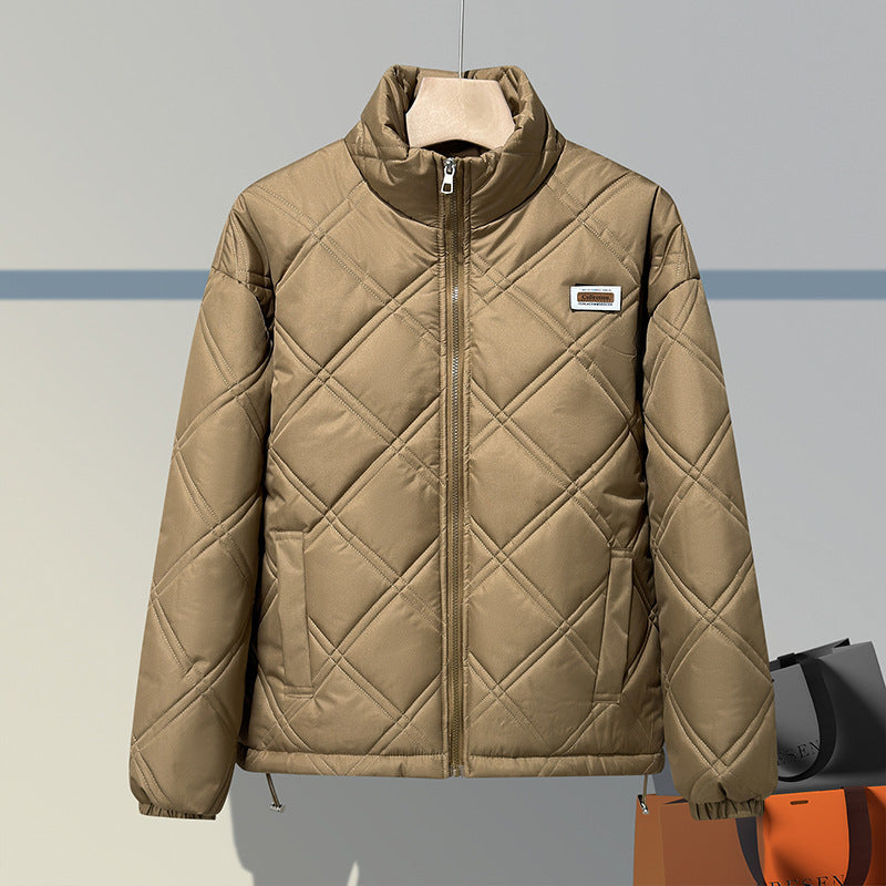 Vintage Jackets Loose Plaid Vintage Padded Jacket