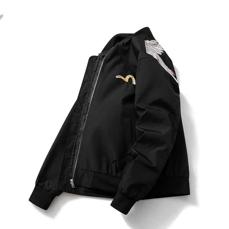National Style Embroidery Air Force Flight Jacket