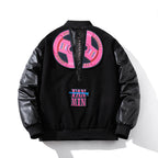 Men Vintage Jackets Contrasting Cotton Jacket