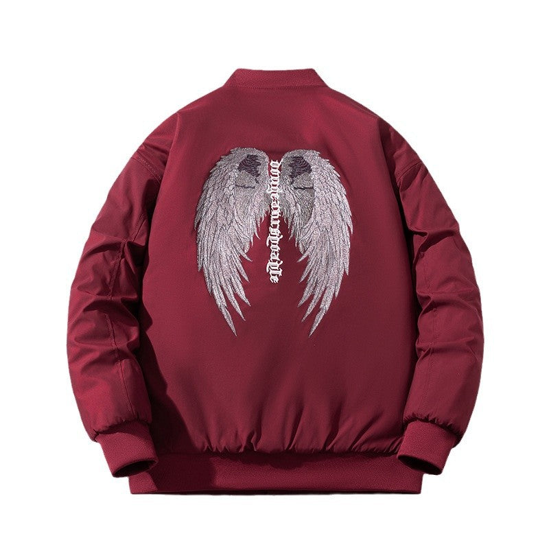 Padded Jacket Embroidered Baseball Jacket