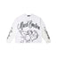 Mixed Emotion White Two-Layer Long Sleeve Top – Cupid Mixed Emotion Print