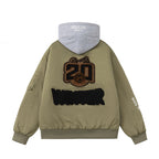 Casual Warm Baseball Jacket Padded Cotton