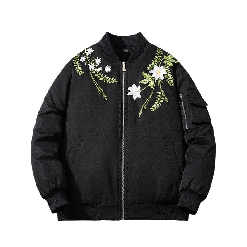 Loose Casual Baseball Jacket Padded Jacket