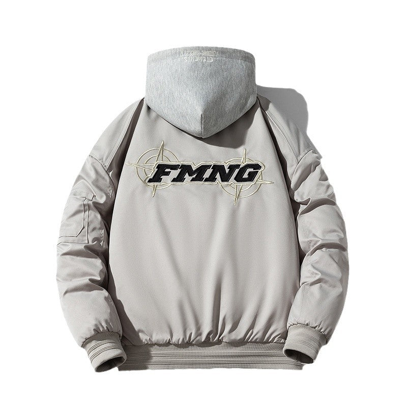 Mens Vintage Jackets Jacket Padded Thickened