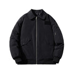 Mens Vintage Jackets Lapel cotton jacket oversize