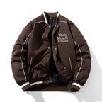 Embroidered Jacket Hooded Flight Suit Cotton Suit