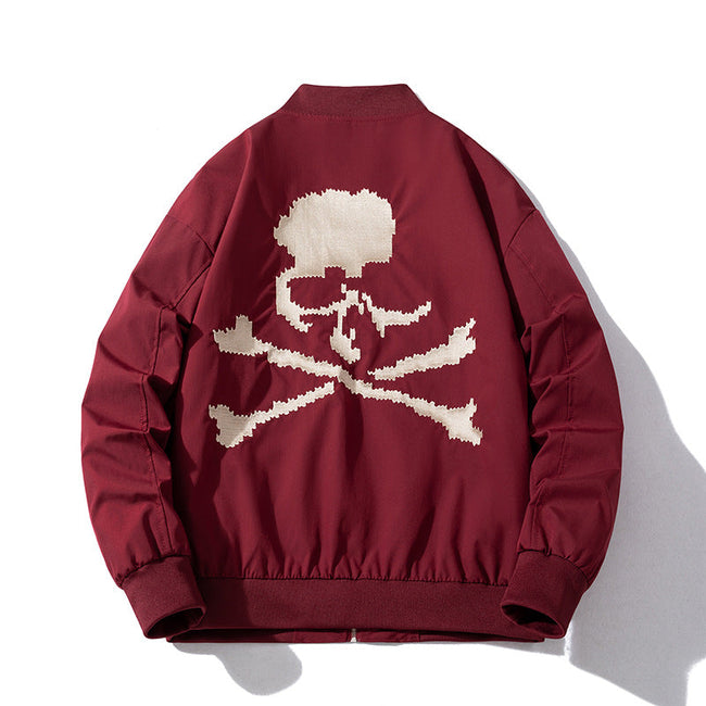 Mens Vintage  Baseball Uniform Bomber Jacket Hover Image