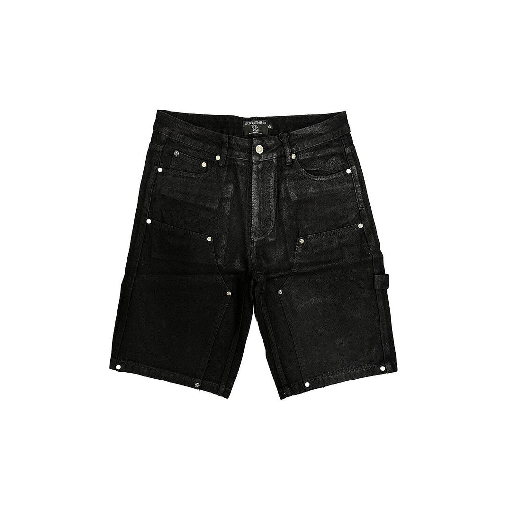 Mixed Emotion Black Denim Shorts – Gothic Emotion Label