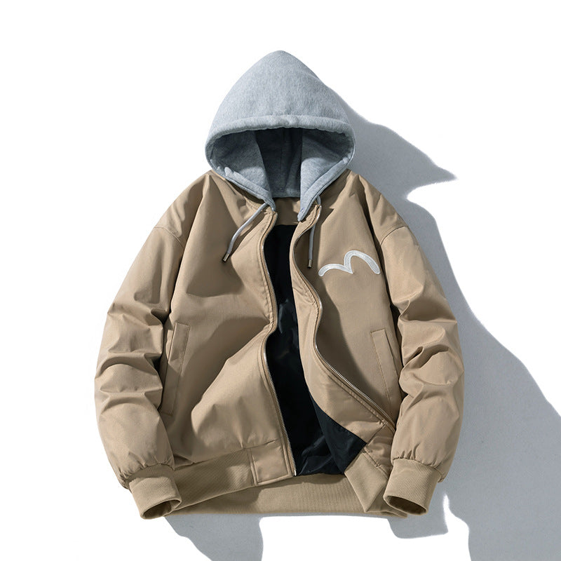 Mens Vintage Jackets Spring Baseball Suit
