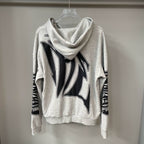 Mixed Emotion Grey Hoodie – Black Art Font Back Print