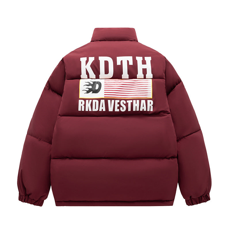 High Street Stand-Up Collar Warm Padded Jacket