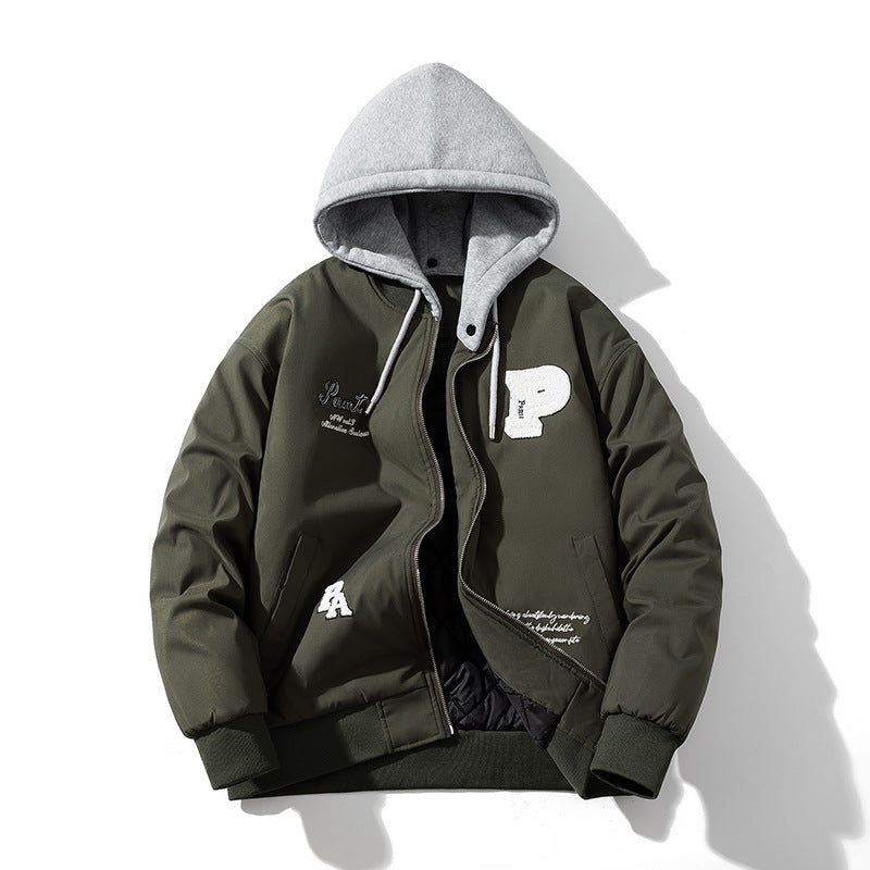 Padded Baseball Uniform Vintage Hooded