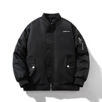 Vintage jacket loose jacket padded flight suit