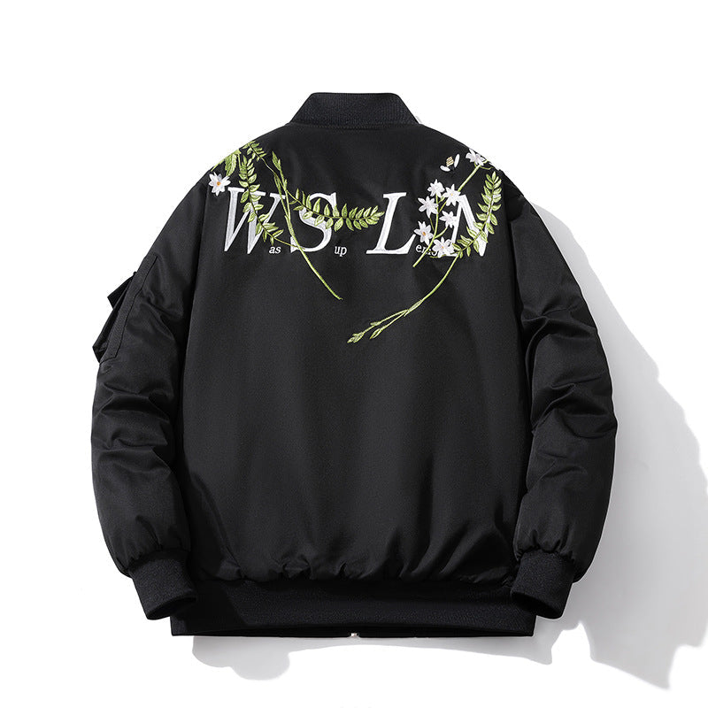 Loose Casual Baseball Jacket Padded Jacket