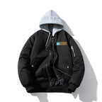 Baseball Jacket Hooded Street Tide Cotton Jacket