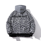 Leopard print jacket Autumn padded jacket