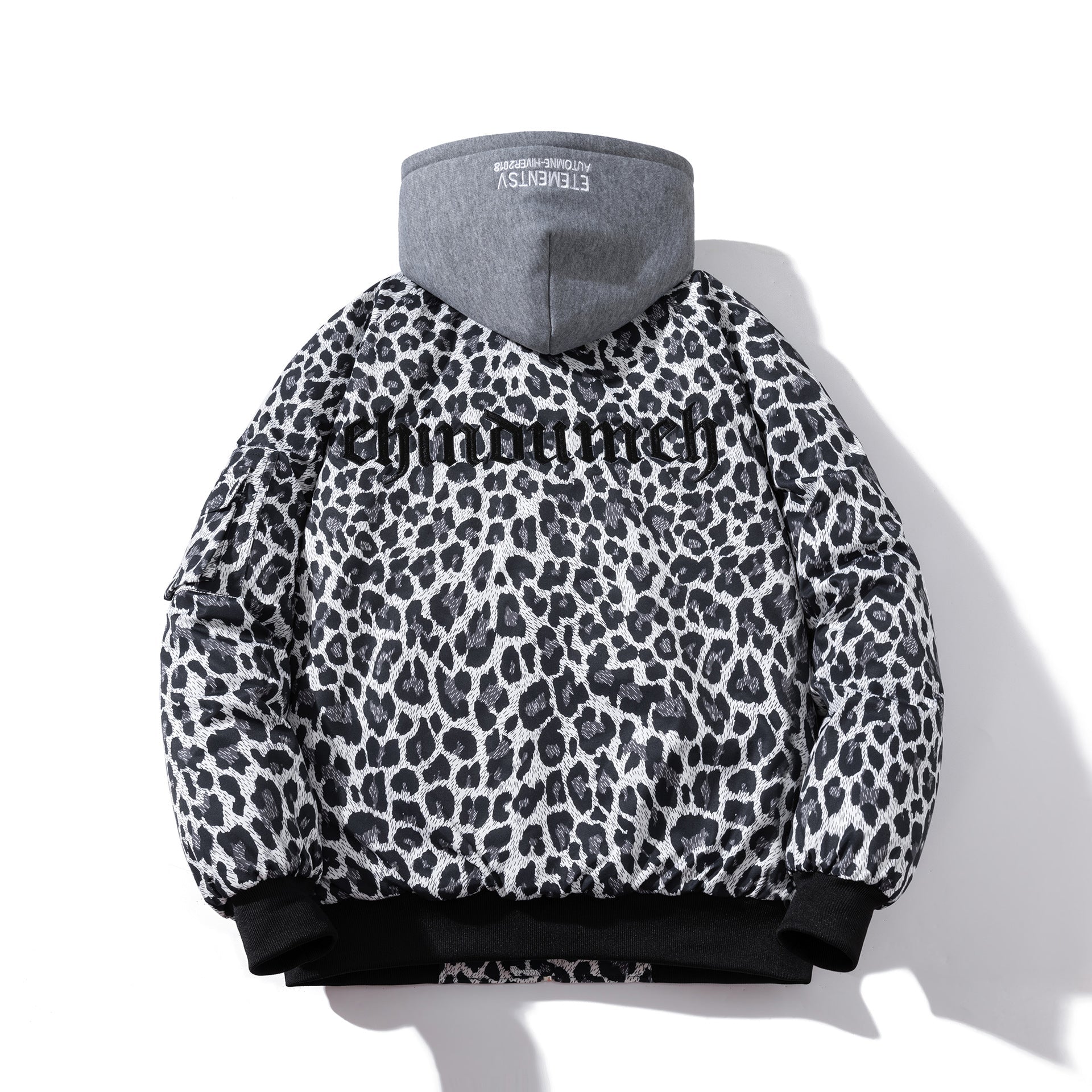 Leopard print jacket Autumn padded jacket