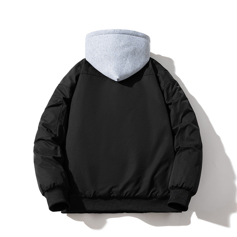 Fall/Winter Air Force Pilot Jacket Hooded Baseball