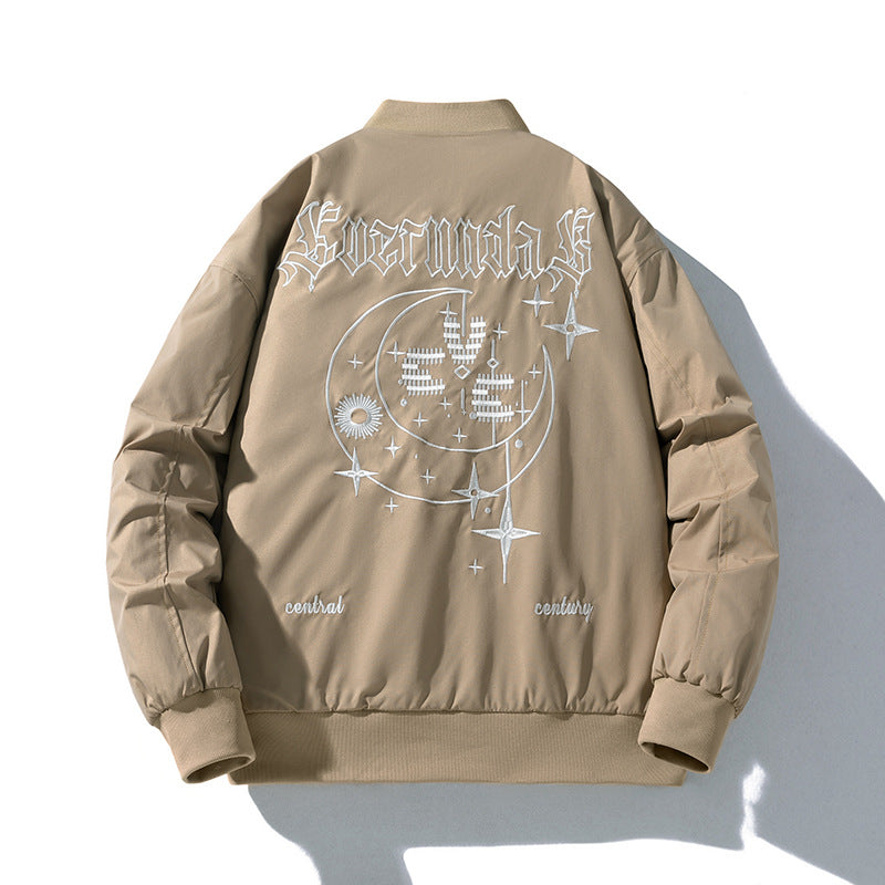 Baseball Suit Flight Suit Embroidered Jacket Top