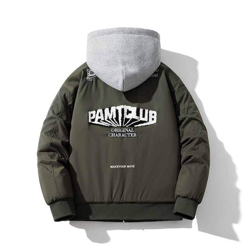 Padded Baseball Uniform Vintage Hooded
