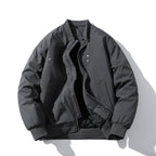 Loose Trend Baseball Suit Zip Padded Flight Suit