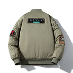 Mens Vintage Jackets Couple Oversize Flight Suit