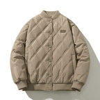 Rhombus Cotton Vintage Baseball Jacket