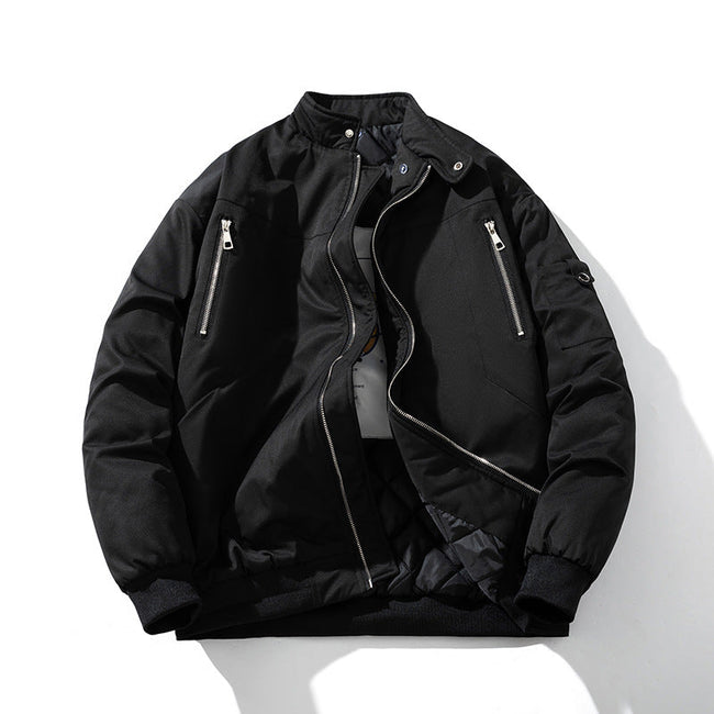 Thickened Semi-turtleneck Jacket Cotton Jacket Hover Image