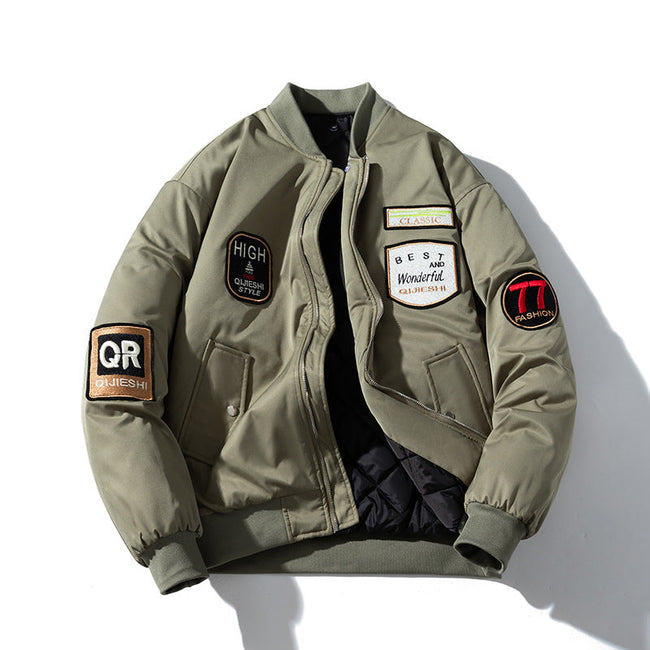 Mens Vintage Jackets Couple Oversize Flight Suit Main Image