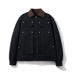 Tooling Jacket Casual Lapel Padded Cotton