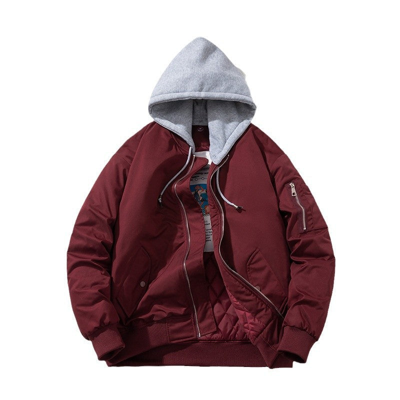 Air Force Pilot Jacket Padded Hooded