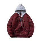 Air Force Pilot Jacket Padded Hooded