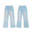 Mixed Emotion Light Blue Pants – Cupid Emotion Print