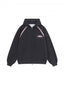 Corteiz Contrast Raglan Full-Zip Heavyweight Hoodie -Black