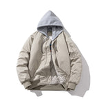 Air Force Pilot Jacket Padded Hooded