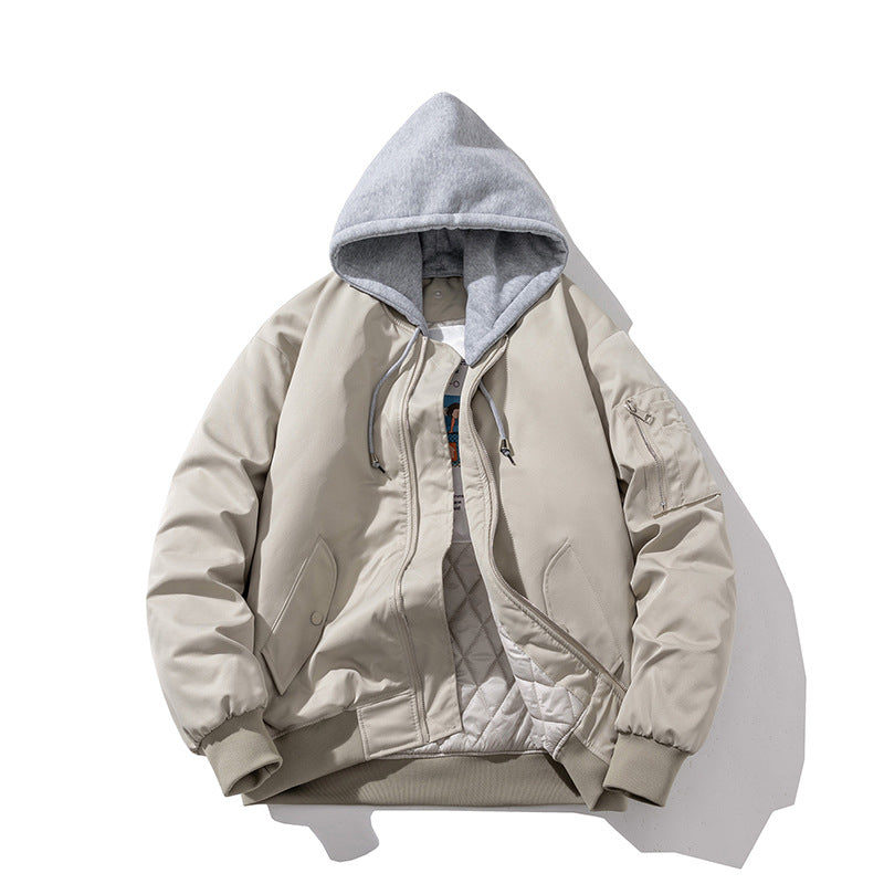 Air Force Pilot Jacket Padded Hooded