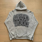 Mixed Emotion Skater Boy Graphic Zip‑Up Hoodie