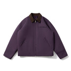 Lapel Jacket Padded Color Matching Cotton Clothing