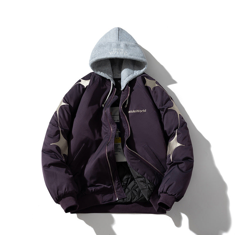 Thickened Baseball Jacket Cotton Jacket