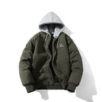 Jacket Loose Baseball Suit Flight Suit Hooded