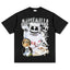 2025 cross-border summer American retro classic portrait BIGFACE spray printed short sleeved pure cotton men's T-shirt (70)
