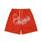 Mixed Emotion Casual Shorts – Script Emotion Print