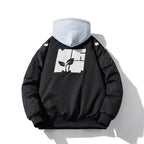 Men Vintage Jackets Embroidered Neutral Jacket
