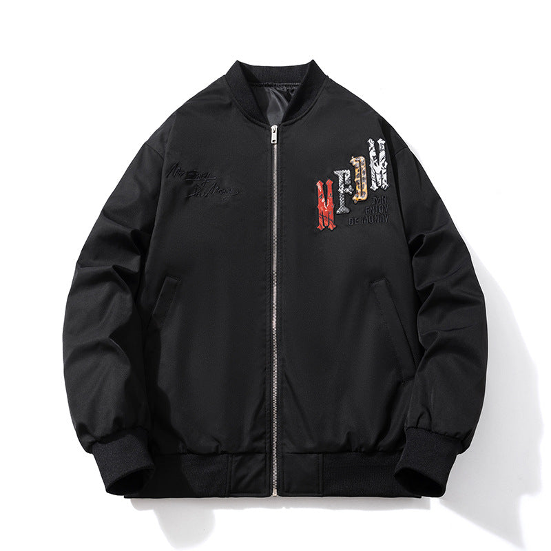 Embroidered Jacket ins Trendy Baseball Suit Flight Suit
