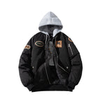 Baseball Jacket Hooded Flight Suit