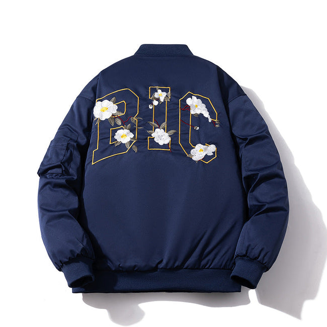 Mens Vintage Jackets Floral Embroidered Jacket Hover Image