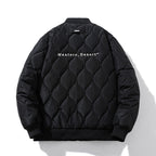 Vintage Jackets Loose rhombus baseball jacket