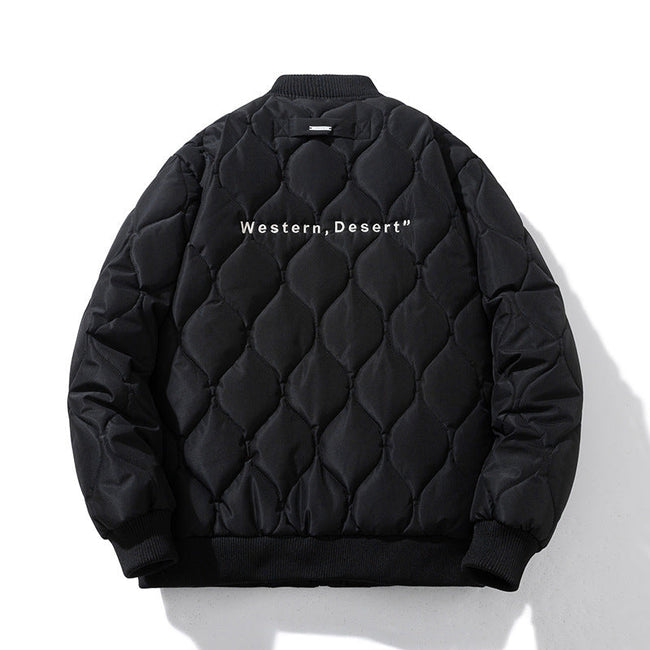Vintage Jackets Loose rhombus baseball jacket Main Image